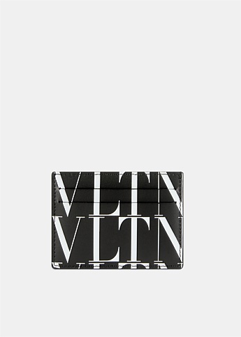 VLTN All-Over Logo Cardholder