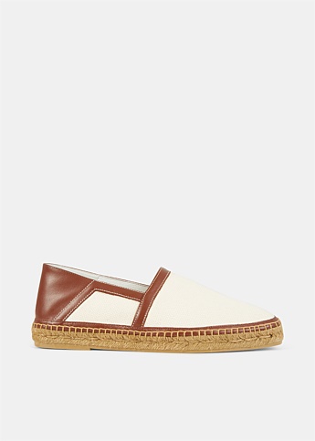 Barnes Canvas and Leather Espadrille