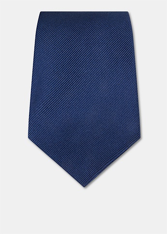 Royal Blue Silk Twill Tie