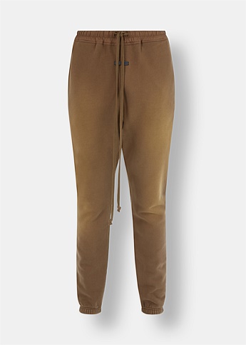 Vintage Brown Cotton Sweatpants 
