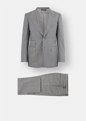 Windsor Cut Peak Lapel Grey Suit