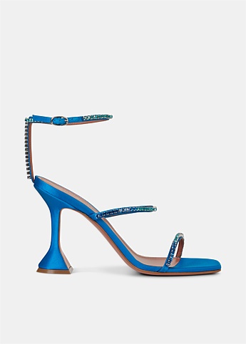 Gilda Blue Ombre Crystal Sandals