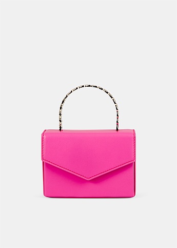 Pernille Superamini Pink Chain Handle Bag