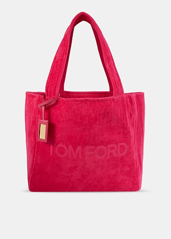 Fucking Fabulous Pink Terry-Towelling Tote Bag