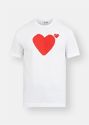 Big Heart White Logo T-Shirt