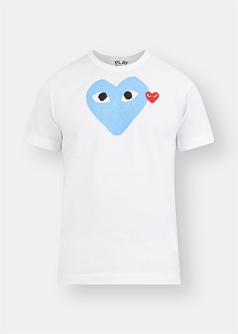 Blue Double Heart T-Shirt