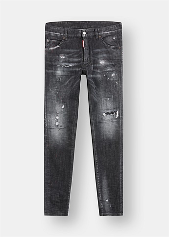 Cool Guy Grey Distressed Jeans 