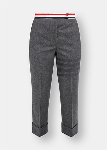 4-Bar Tailored Wool and Cashmere Trousers