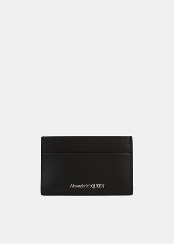 Leather Embossed Logo Cardholder 
