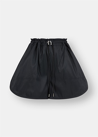 Exploded High-Rise Shell Shorts 