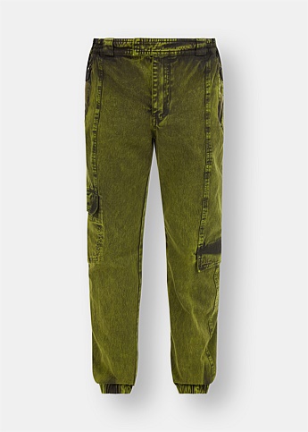 Memory Green Cargo Trousers 