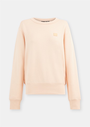 Fariah Face Pale Pink Sweatshirt