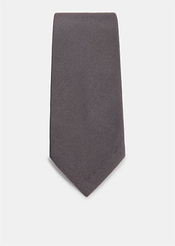 Dark Grey RWB Stripe Classic Tie