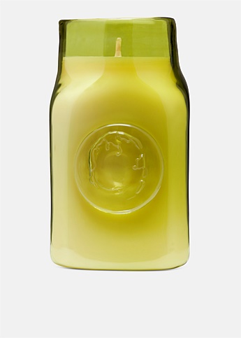 Dark Bouque Lime Glass Candle 390g