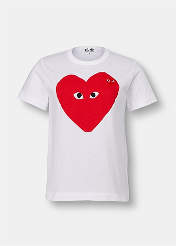 Large Heart Print T-Shirt