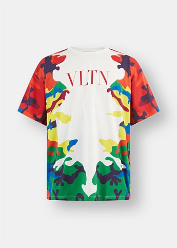 VLTN White Camouflage T-Shirt