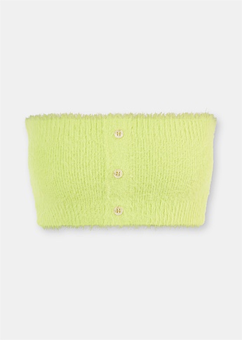 Le Neve Knitted Yellow Bandeau