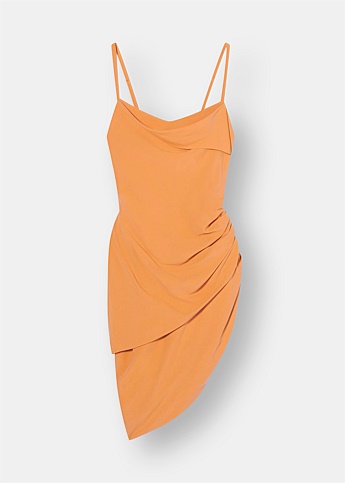 La Robe Saudade Orange Mini Dress