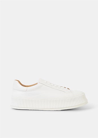 Ribbed Sole Platform Sneakers