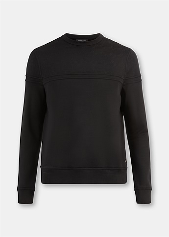 Black Long Sleeve Crewneck Sweater
