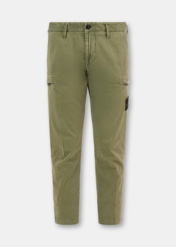 Green Slim Cargo Pants
