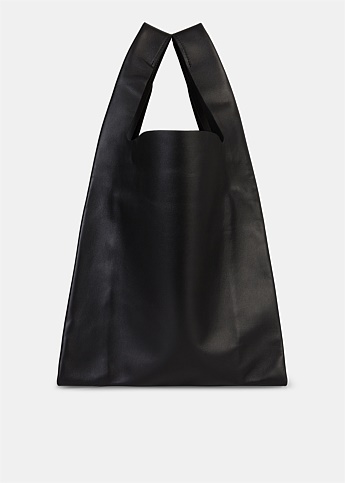 Black Shopping Tote Bag