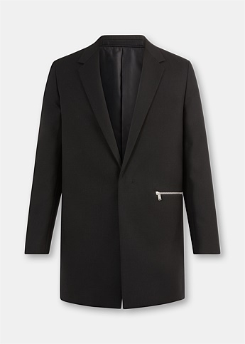 Black Serge Tailored Jacket