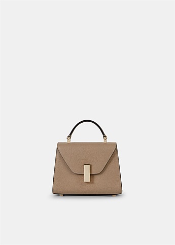 Taupe Micro Grained Leather Iside Bag