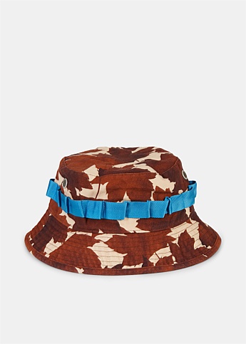 Brown Leaves Bucket Hat
