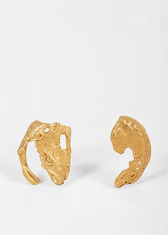 Gold Treasure Of Earth Earrings