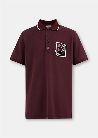 Burgundy B-Star Polo T-Shirt
